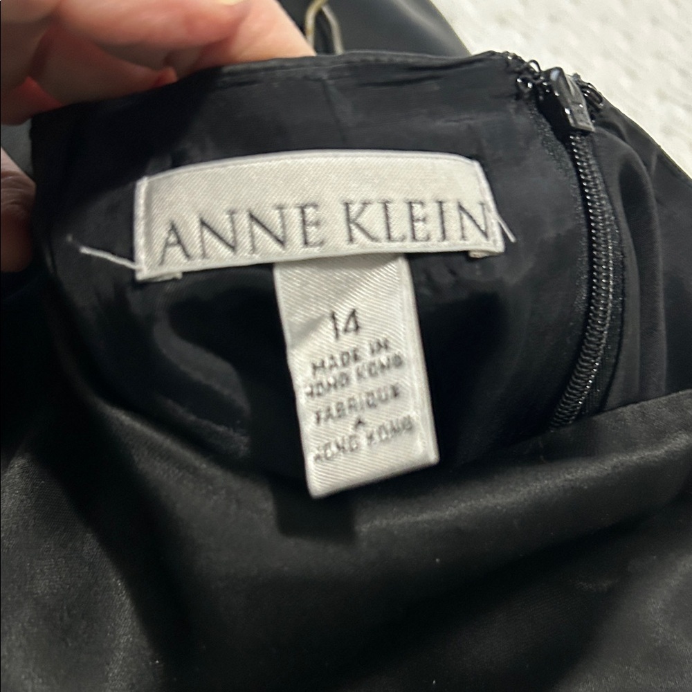 Anne Klein Asymmetrical Black formal skirt - full length - Picture 7 of 7